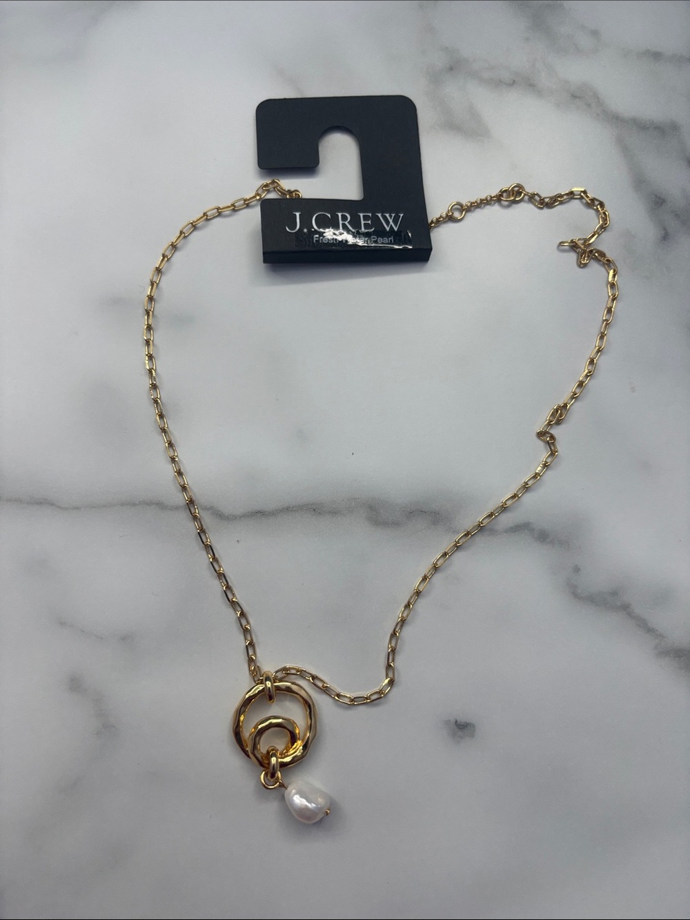 NWT JCREW LOOPY HOOP PENDANT NECKLACE